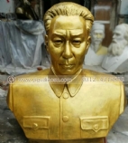 铜雕刘少奇胸像雕塑