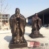 孔子名人雕塑铜雕