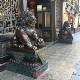 狮子铸铜动物雕塑