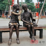 铜雕人物公园雕塑