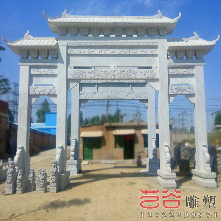 牌楼牌坊石雕刻