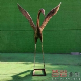铜雕仙鹤雕塑